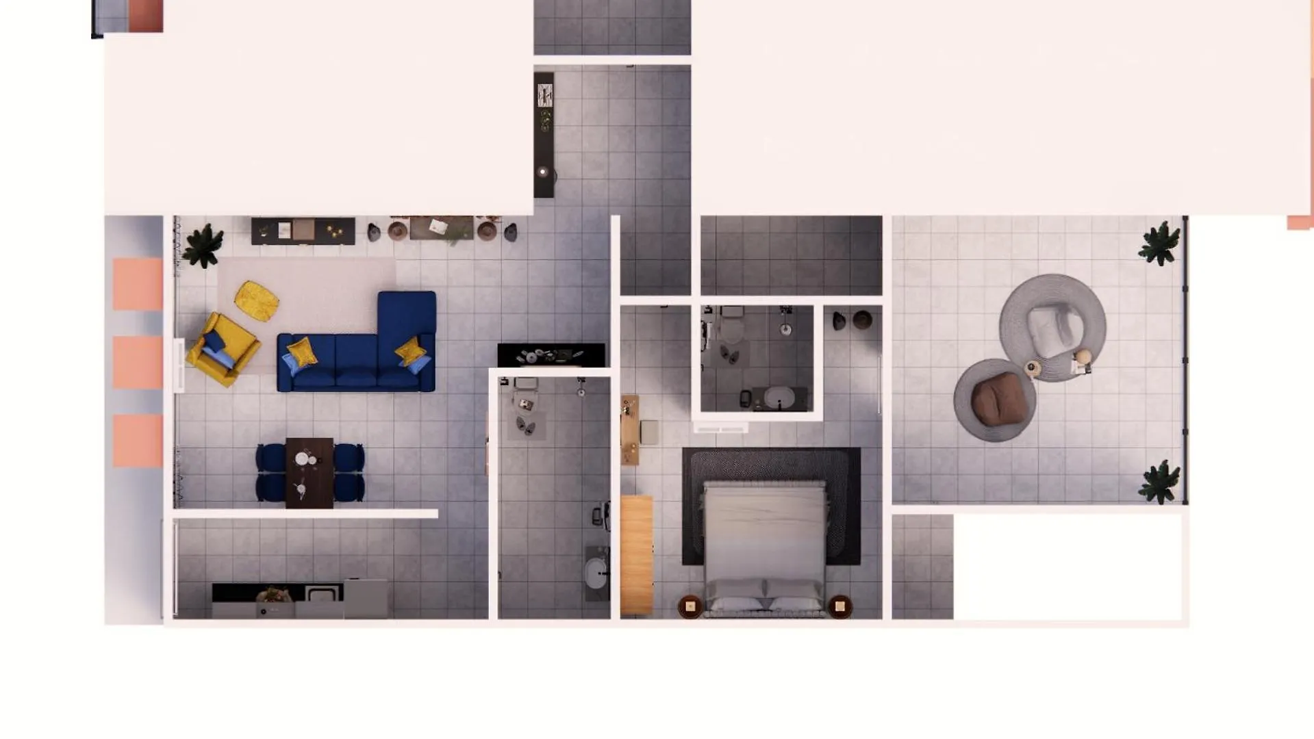 מלון דירות סמיניאק Amelia D Art Deco Suites